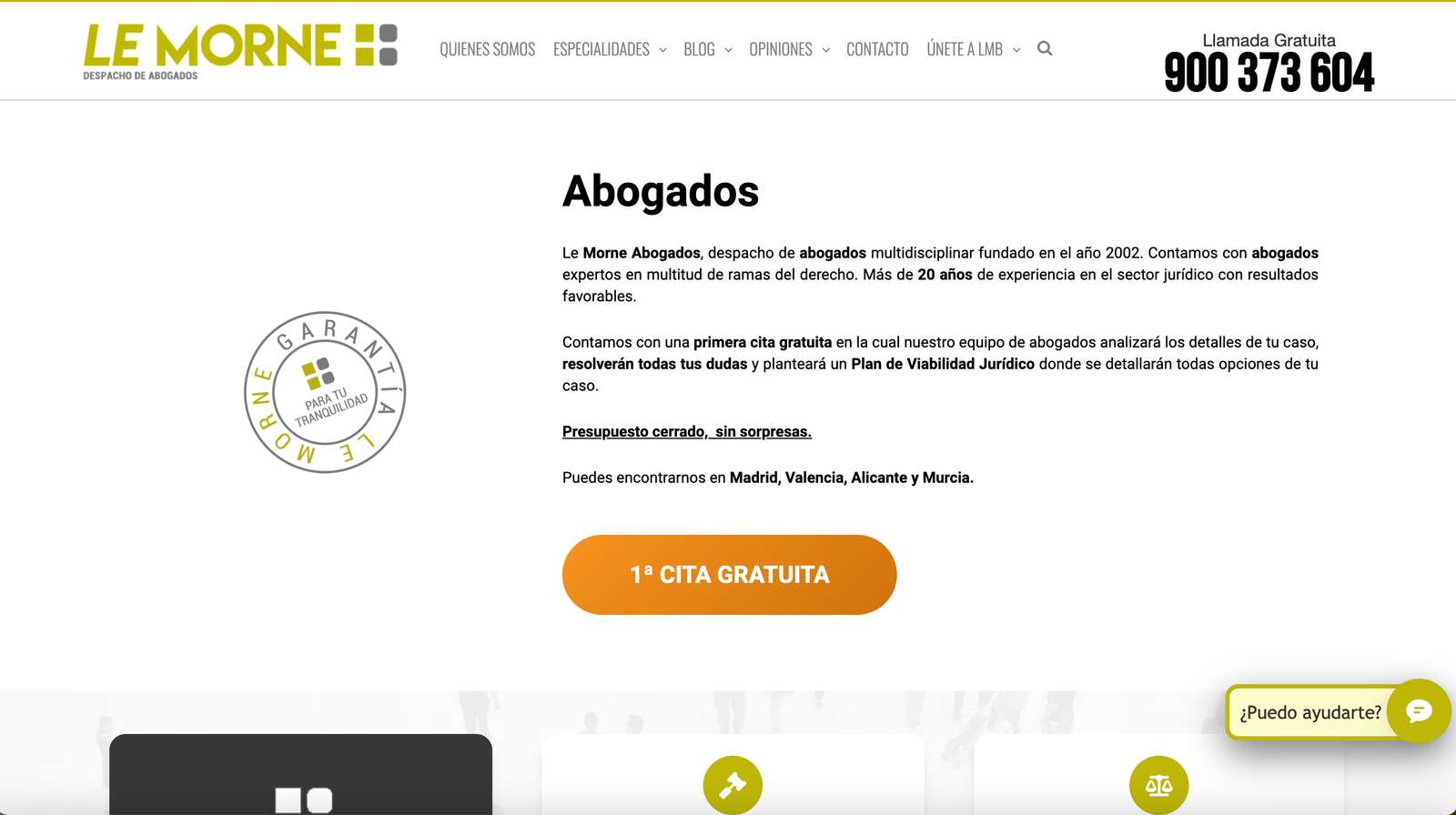 Diseño web para abogados en valencia