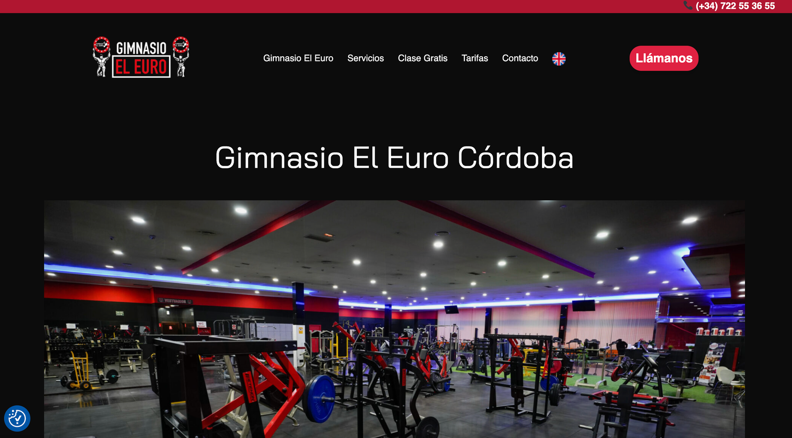 Diseño Web Cordoba para gimnasios