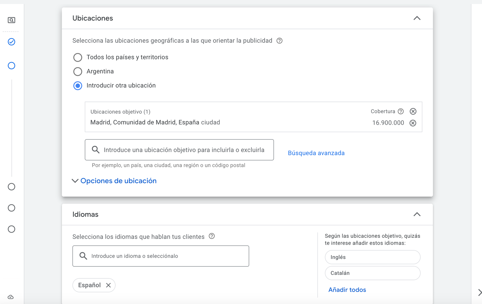 Audiencia Google Ads